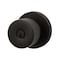 Sure-Loc Hardware Sure-Loc Hardware Bergen Round Entry Knobset, Flat Black BG107 FBL - alternate 2